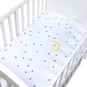 100% Cotton Crib Fitted Sheet Soft Breathable Baby Bed Mattress Cover Cartoon Newborn Bedding For Cot Size 130*70cm/105*60