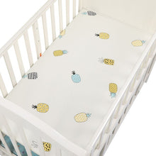 Load image into Gallery viewer, 100% Cotton Crib Fitted Sheet Soft Breathable Baby Bed Mattress Cover Cartoon Newborn Bedding For Cot Size 130*70cm/105*60