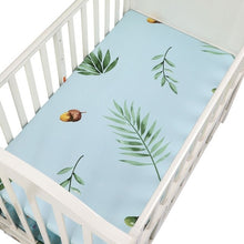 Load image into Gallery viewer, 100% Cotton Crib Fitted Sheet Soft Breathable Baby Bed Mattress Cover Cartoon Newborn Bedding For Cot Size 130*70cm/105*60