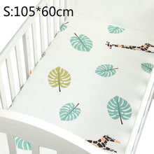 Load image into Gallery viewer, 100% Cotton Crib Fitted Sheet Soft Breathable Baby Bed Mattress Cover Cartoon Newborn Bedding For Cot Size 130*70cm/105*60