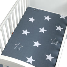 Load image into Gallery viewer, 100% Cotton Crib Fitted Sheet Soft Breathable Baby Bed Mattress Cover Cartoon Newborn Bedding For Cot Size 130*70cm/105*60