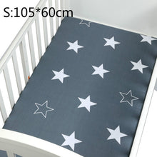 Load image into Gallery viewer, 100% Cotton Crib Fitted Sheet Soft Breathable Baby Bed Mattress Cover Cartoon Newborn Bedding For Cot Size 130*70cm/105*60