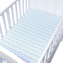 Load image into Gallery viewer, 100% Cotton Crib Fitted Sheet Soft Breathable Baby Bed Mattress Cover Cartoon Newborn Bedding For Cot Size 130*70cm/105*60