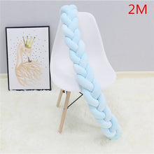 Load image into Gallery viewer, 1M/2M/3M Baby Bumper Bed Braid Knot Pillow Cushion Bumper for Infant Bebe Crib Protector Cot Bumper Room Decor