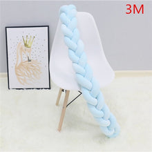 Load image into Gallery viewer, 1M/2M/3M Baby Bumper Bed Braid Knot Pillow Cushion Bumper for Infant Bebe Crib Protector Cot Bumper Room Decor